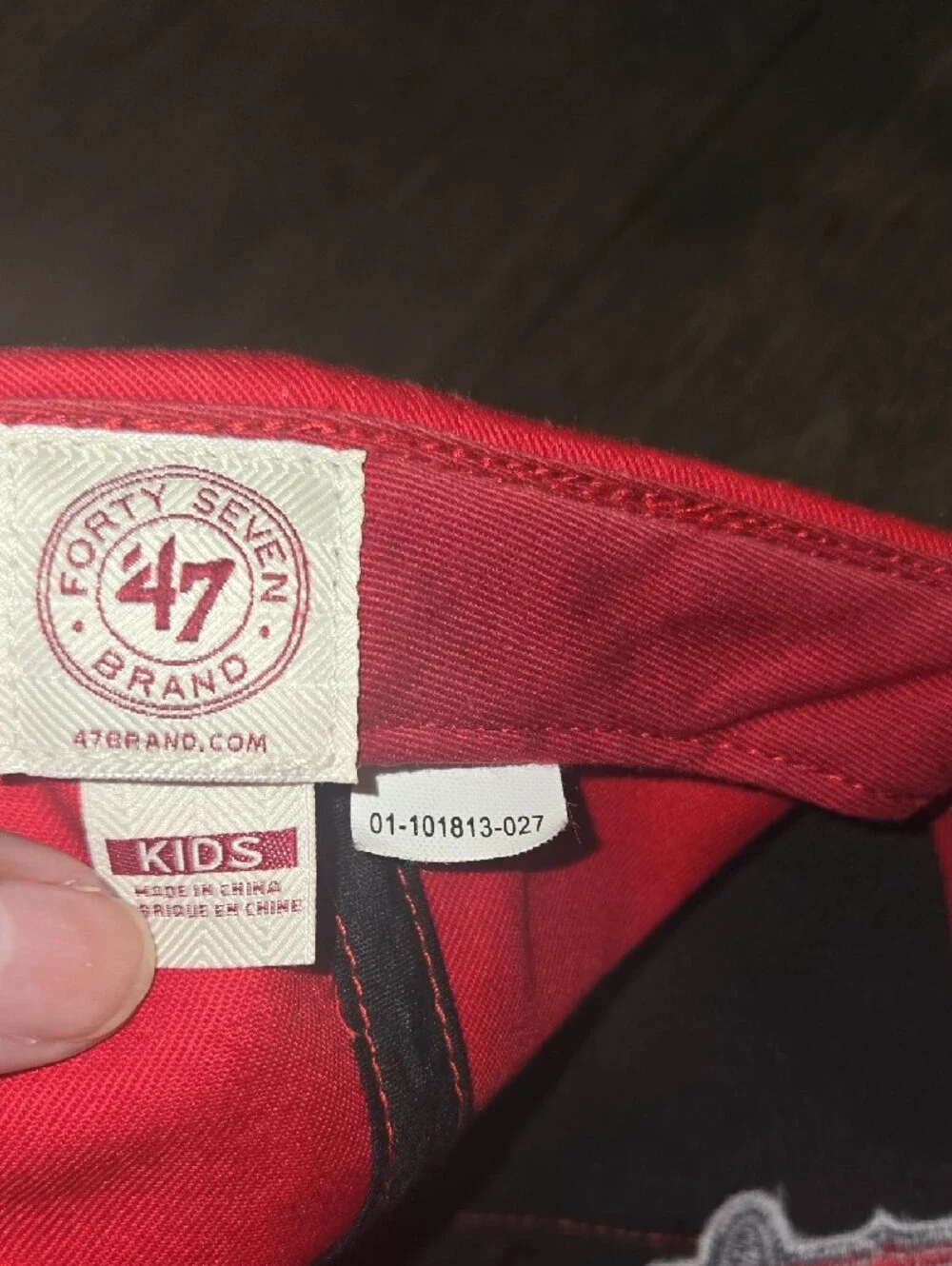 47 Kids Red Los Angeles Angels Baseball Cap